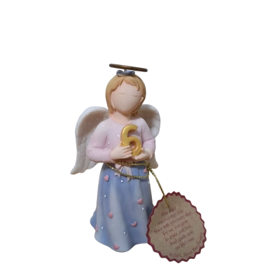 Growing Up Guardians Age 6 Angel Figurine 
