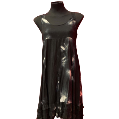 Lauren Vidal Womens  Size M Casual Dress Black  