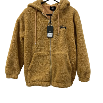 STUSSY SHERPA HOODIE. SIZE 6