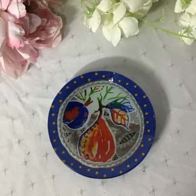 Fragonard Encens Feve Tonka Round Glass Dish