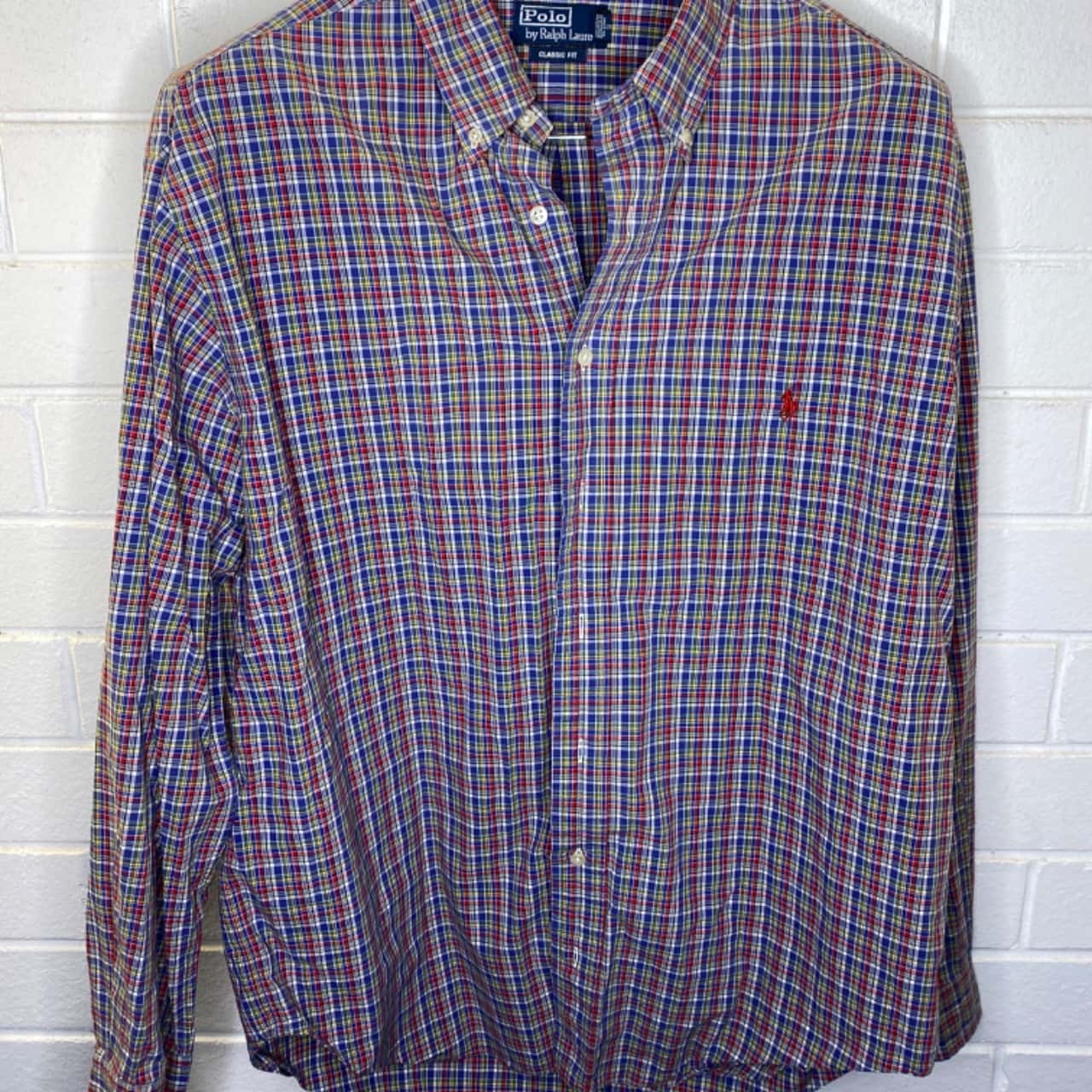 Ralph Lauren POLO by Ralph Lauren Long Sleeve Light Flannel Check Shirt Men's L / eaa515305 main image 0