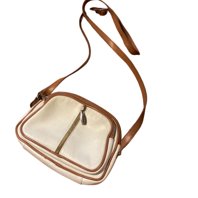 Valentina Italian made bag Brown / Cream 