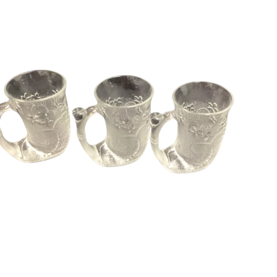 Toyo sasaki Japan pressed glass mugs
