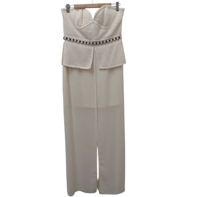 Sass & Bide Size 12 Wonderfully intricate and off-white dress