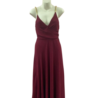 Wayne Cooper Womens  Size 8 Party Dress Maroon 