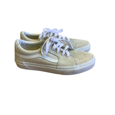 Vans Unisex Size US M: 5 / US W 6.5 Leather Lace Up Shoes Off White 
