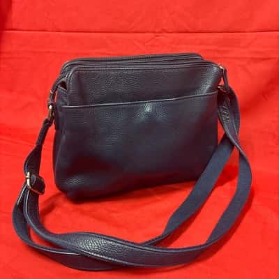 Mileni Blue Italian Leather Bag 