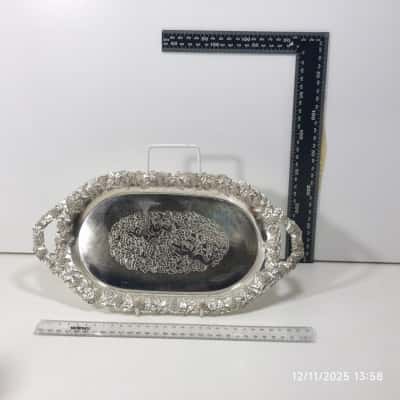 Tarnish Resistant Silver Tray Vintage 