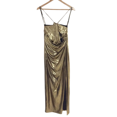 Bardot Womens  Size 10 Bodycon Dress Black  / Gold 