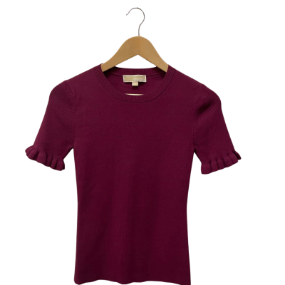 Michael Kors Womens  Size S Maroon burgundy 