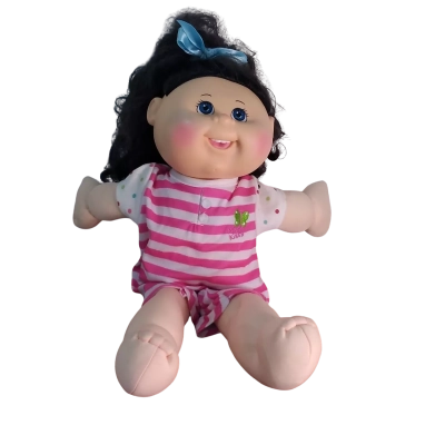 Cabbage Patch Kids Doll 2015 OAA WCT-55K Black Hair Blue Eyes