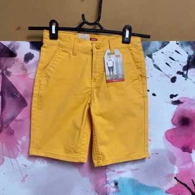 Levi's Kids Yellow XX Chino Straight Fit S7 Shorts