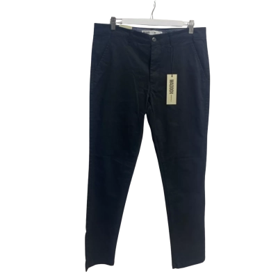 Maddox Men Size 34 Chinos Black  