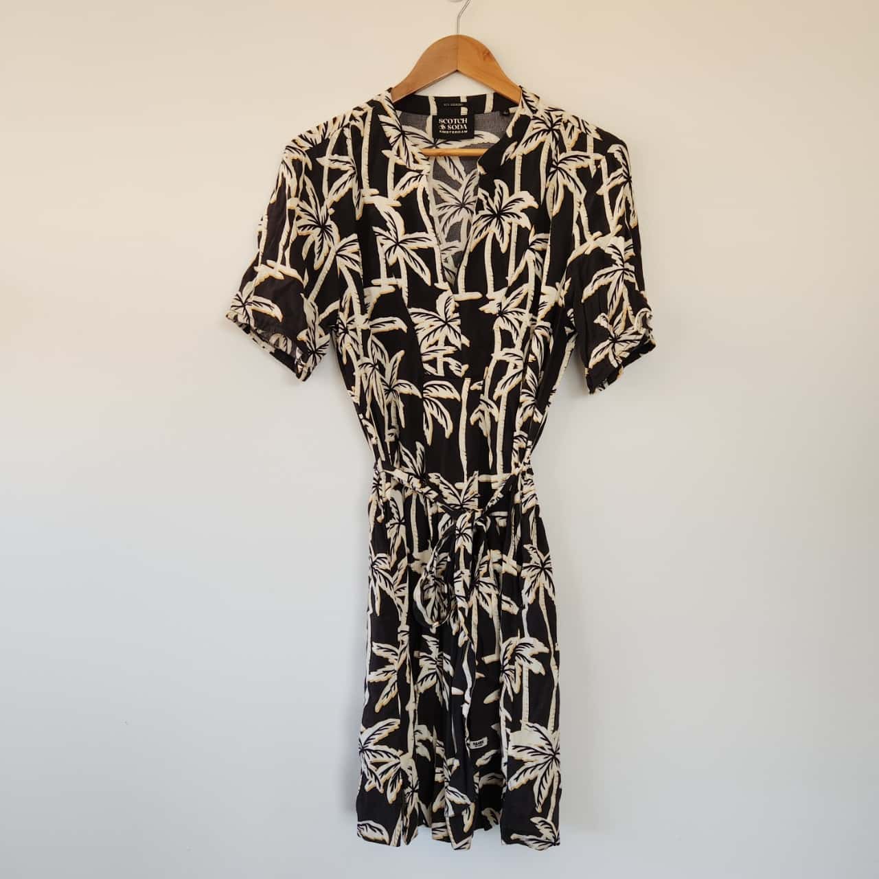 knee length dresses for ladies Belted utility mini dress  Scotch & Soda Amsterdam
