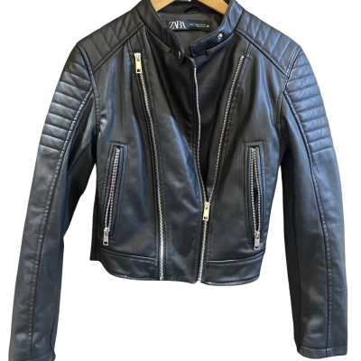 Zara Womens  Size M Biker Jacket 