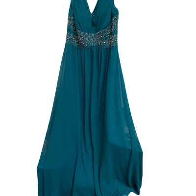 Events Womens  Size 10 Formal Dress dark jade Green 