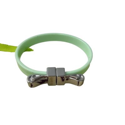 Ted Baker Green / Silver bow bangle 