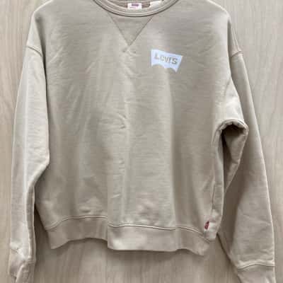 Levi's Womens  (10) Size M Beige Sweatshirt 