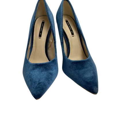 Zara Womens  Size 37 Heels Blue 