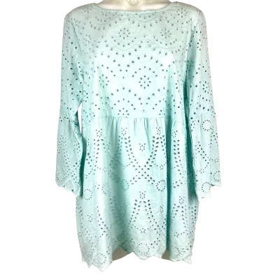 W.Lane Embroidery Woven Top - Jade Size 14