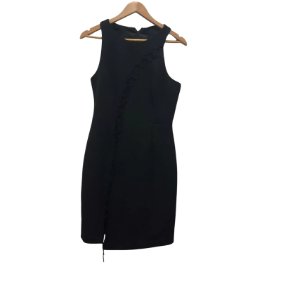 KENDALL & KYLIE Womens  Size 12 Midi Dress Black  