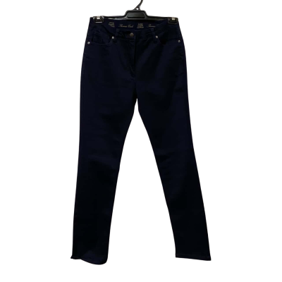 Thomas Cook Womens  Size 12 Straight Leg Jeans / Stretch Jeans Navy Blue 