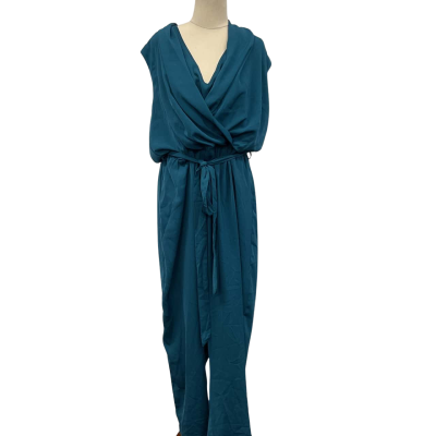 City Chic Womens  Size 18 / M Jumpsuit Teal 