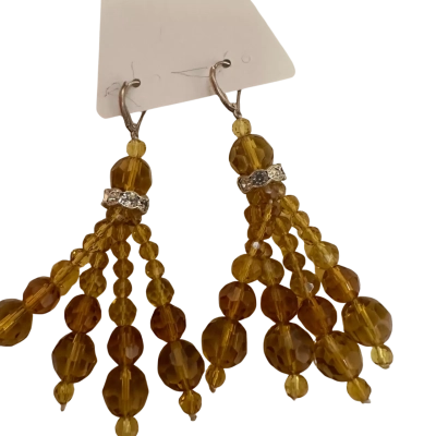  Womens Earrings Brown 