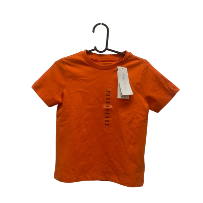 Ralph Lauren - Kids Size 2 Orange Short Sleeve T-Shirt