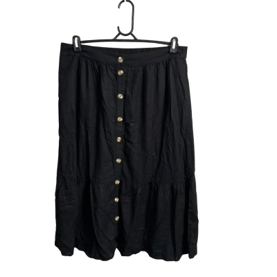 Katies Womens  Size 14 Maxi Skirt Black  