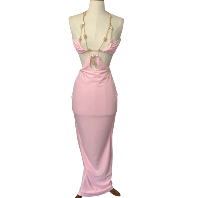White Fox Womens  Size S Cocktail Dress / Maxi Dress Pink  