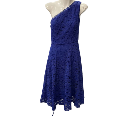 Review Womens  Size 8 Cocktail Dress Blue 