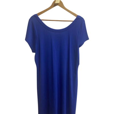 Tommy Bahama Womens  Size XL Midi Dress Blue 