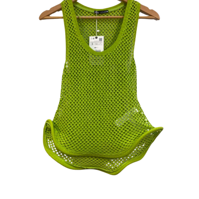 Zara Womens  Size S Sleeveless Top Green 