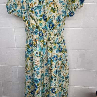 Liz Jordan Womens  Size 10 Maxi Dress Floral brand new 