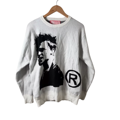 Fight Club Size M Jumper Black  / White 