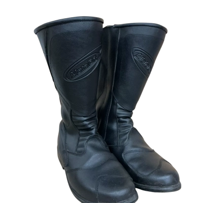  Mens MotoDry Motorcycle Boots Black  Size 41 / 7