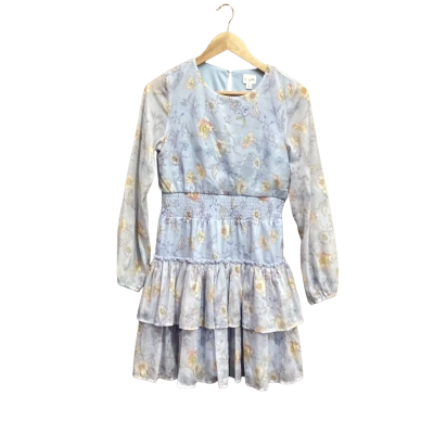 Origami Kids Blue Long sleeve Dress Size 16