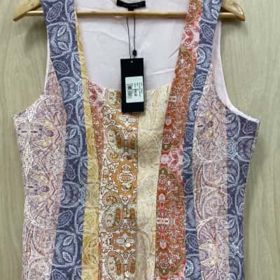 Portmans Womens  (1) Size 16 Sleeveless Top Multicoloured 