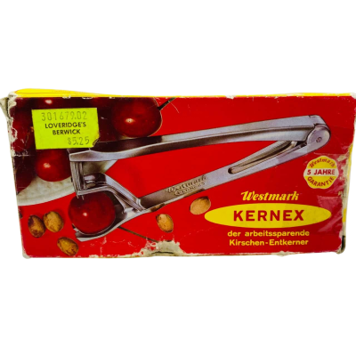 Rare Find Vintage Westmark Kernex Steel Cherry / Olive Pitter -Cherry Pit Remover In Original (slightly Damaged) Box          Brica 1