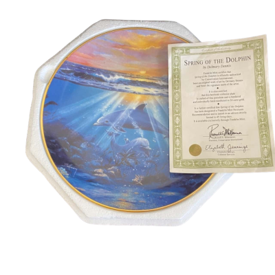 Dance of the Dolphin Collector Plate