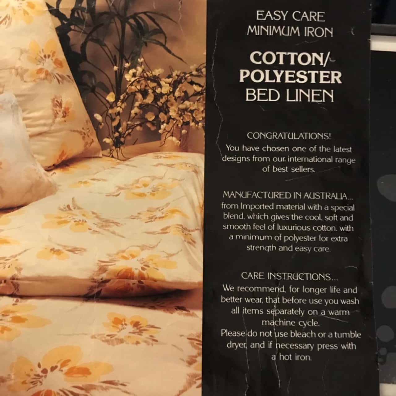 BNWT Vintage Glory Box Single Bed Continental Quilt Cover 130 x 210