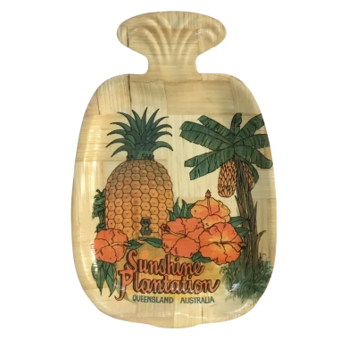 Vintage Sunshine Plantation Tray/ Plate Approx 30 x 20cm