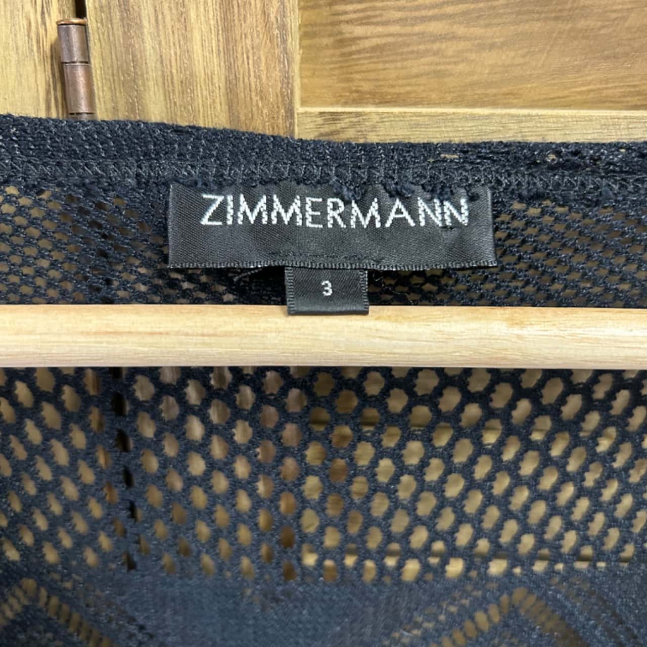 Zimmermann Black Crochet Dress Size 3(s)