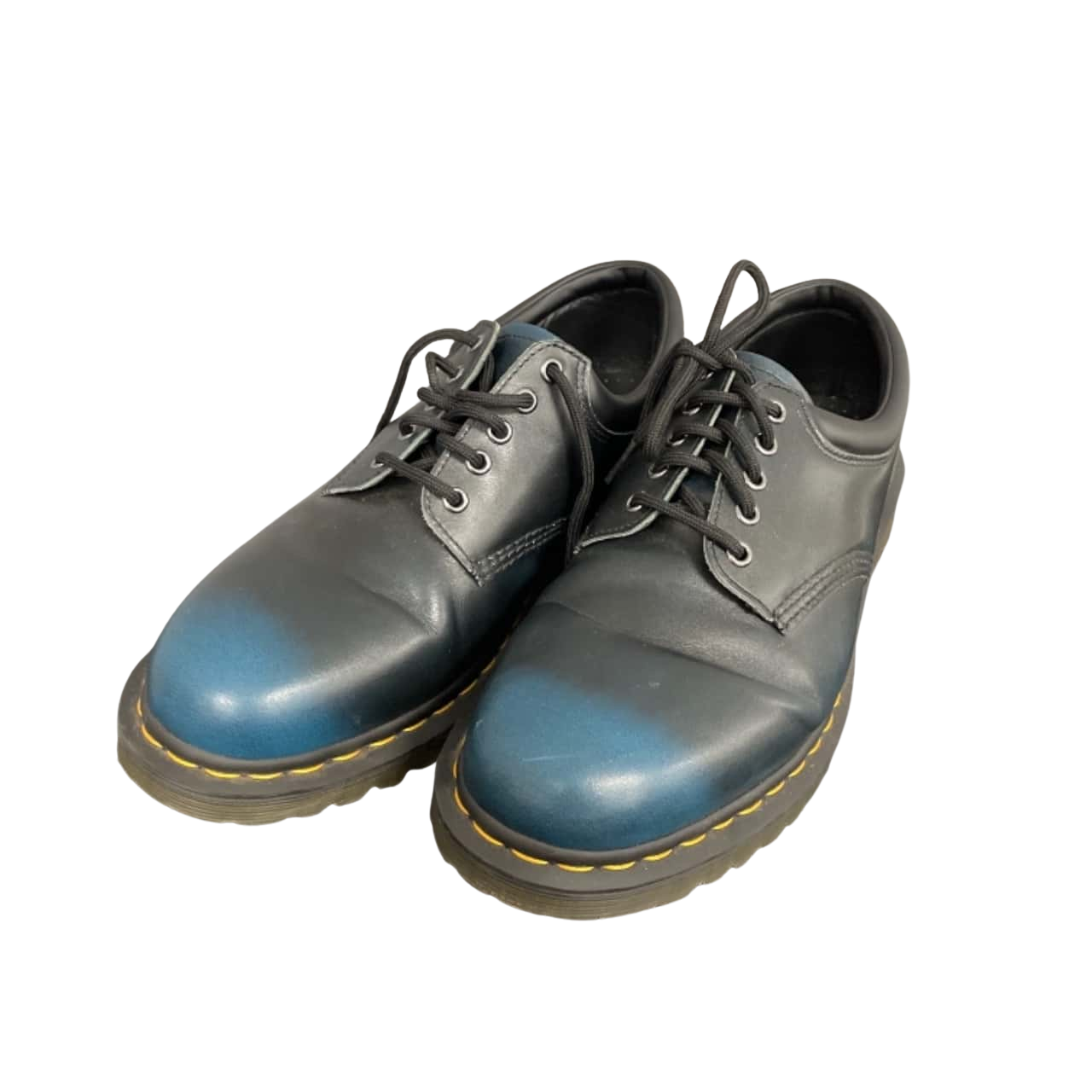 Dr. Martens AirWair Unisex Size 11 Black & Blue Shoes(s)