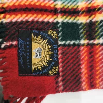 100% Pure Wool Woolen Blanket Geelong Square 150x150
