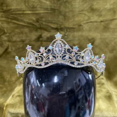 Girl’s Tiara Metal and Rhinestone 