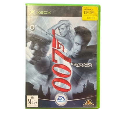 Vintage James Bond 007 Everything or Nothing Xbox Game