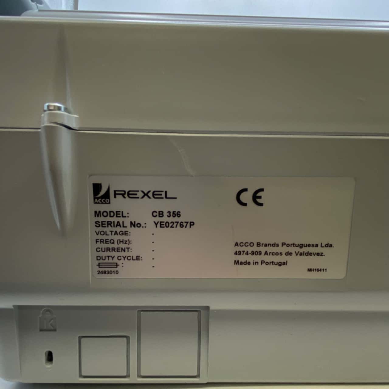 Acco Rexel CB356 Flowline Pro Manual Comb Binding Machine