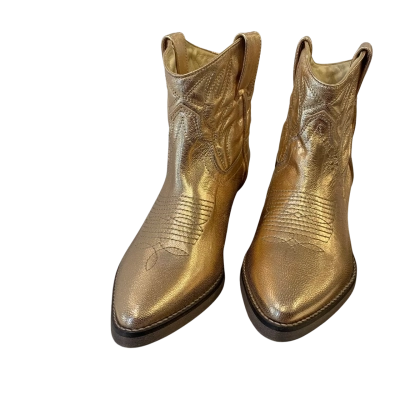 Ivory Lee Copenhagen, Gold Boots, Size 36